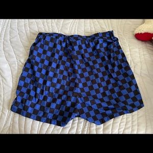 Checkered Style Shorts